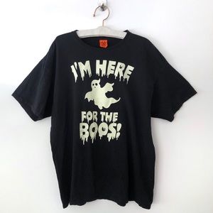 Men’s Halloween Shirt Ghost I’m here for the Boos